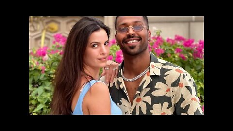 Hardik Pandya with his gorgeous wife Natasha Stankovic || Most beautiful wife of Indian cricketer 💕💕