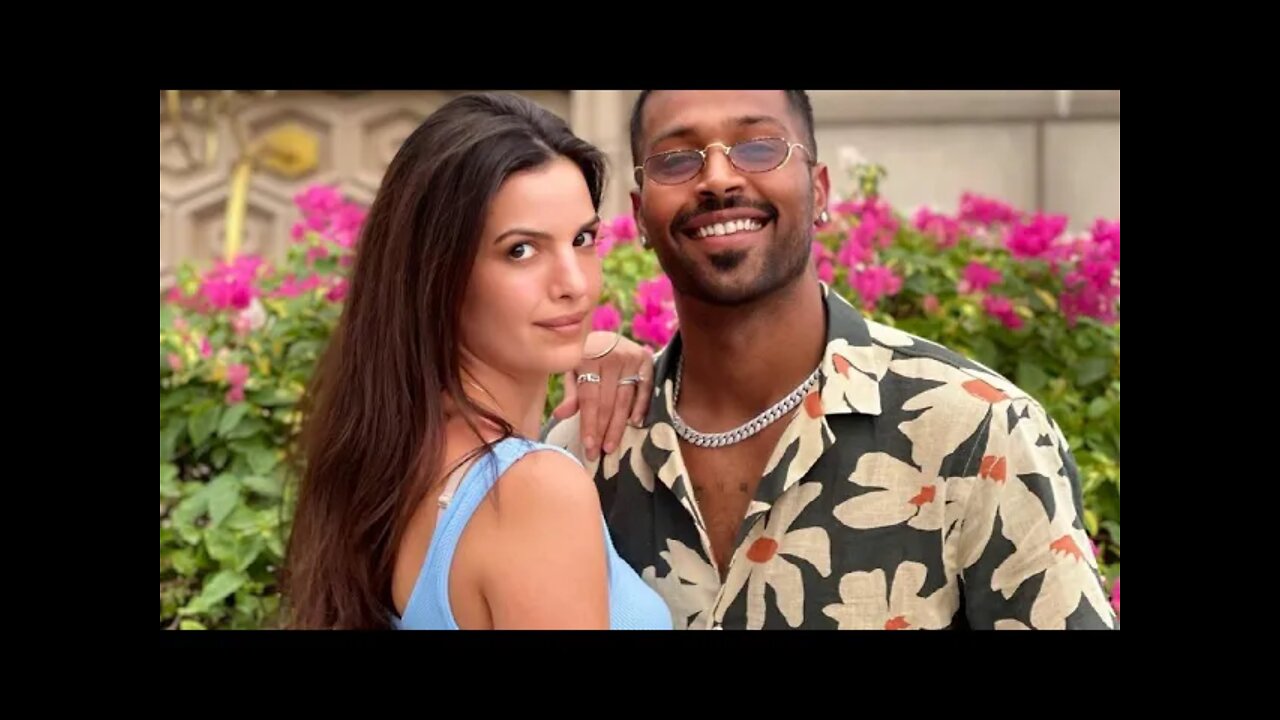 Hardik Pandya with his gorgeous wife Natasha Stankovic || Most beautiful wife of Indian cricketer 💕💕