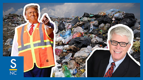 Trump Arrives At Rally In Garbage Man Vest Following Biden's Insult