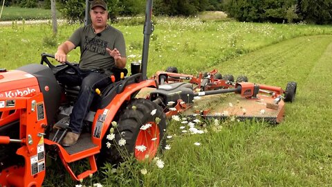 With Your Feedback, IT WORKS! BUT... Kubota LX3310 RhinoAg TS10 Flex Wing Cutter