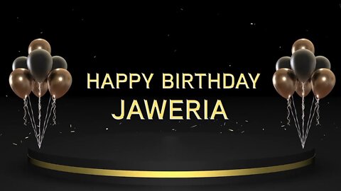 Wish you a very Happy Birthday Jaweria