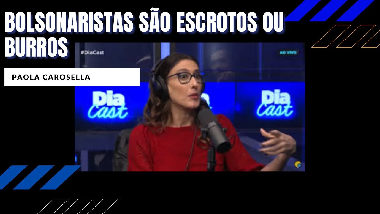 BOLSONARO ATACADO POR PAOLA CAROSELA - "NUNCA TEVE GOVERNO" "LUTA CONTRA COMUNISMO QUE NÃO EXISTE"