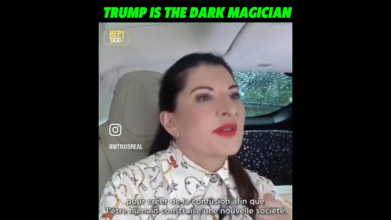 Marina Abramović The grand witch is speaking. 🤦♂️😡🤯🤬😡