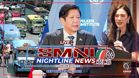 LIVE: SMNI Nightline News with Admar Vilando & MJ Mondejar | September 14, 2023