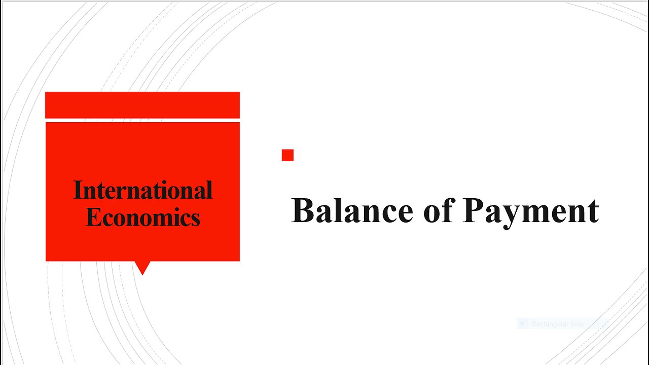 Balance of payments