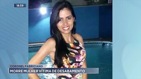 Coronel Fabriciano: Morre mulher vitima de desabamento