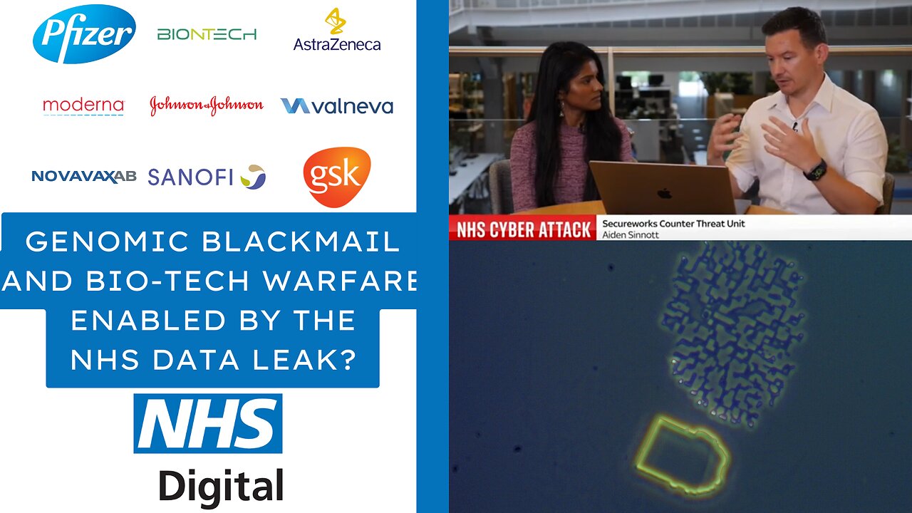 GENOMIC BLACKMAIL AND BIO-TECH WARFARE ENABLED BY THE NHS DATA LEAK? - JUNE 23, 2024