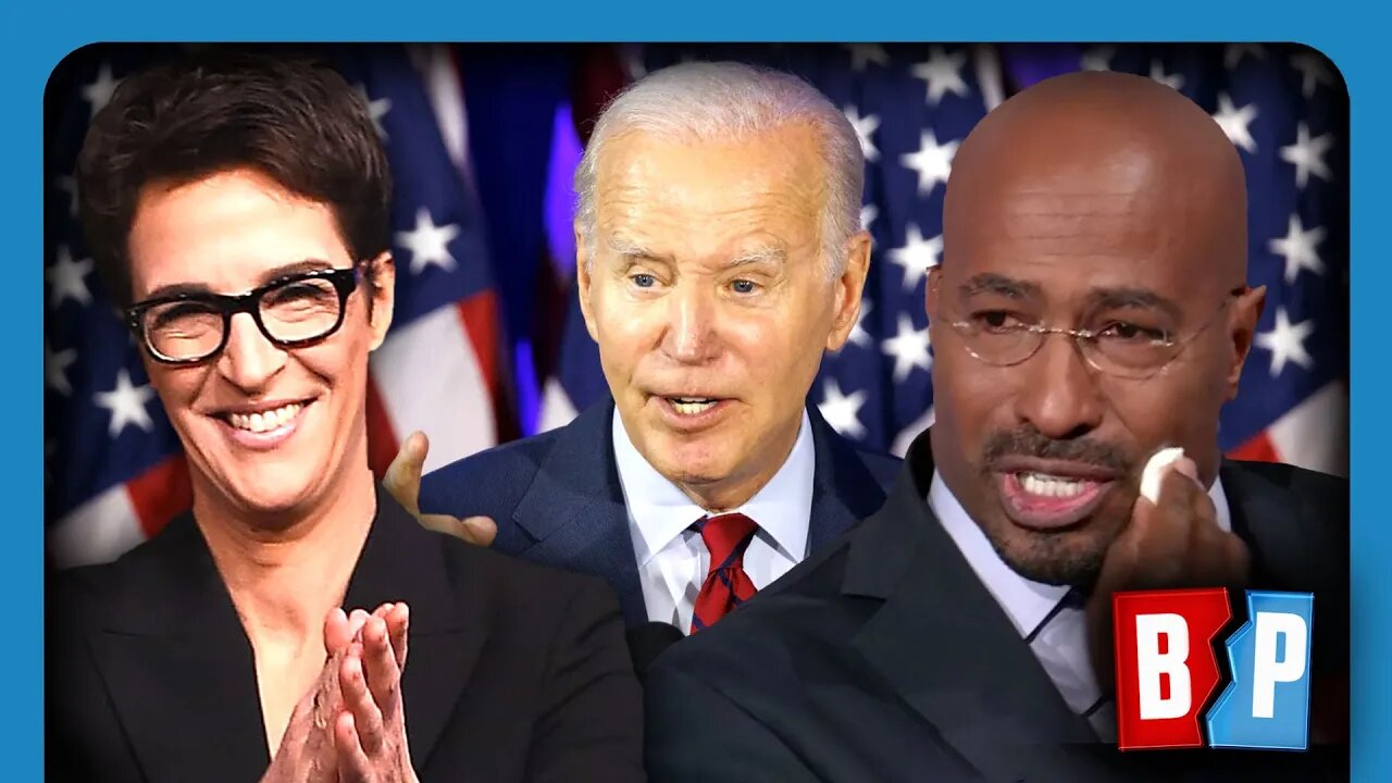 Van Jones WEEPS, Maddow SLOBBERS Over Biden Greatness