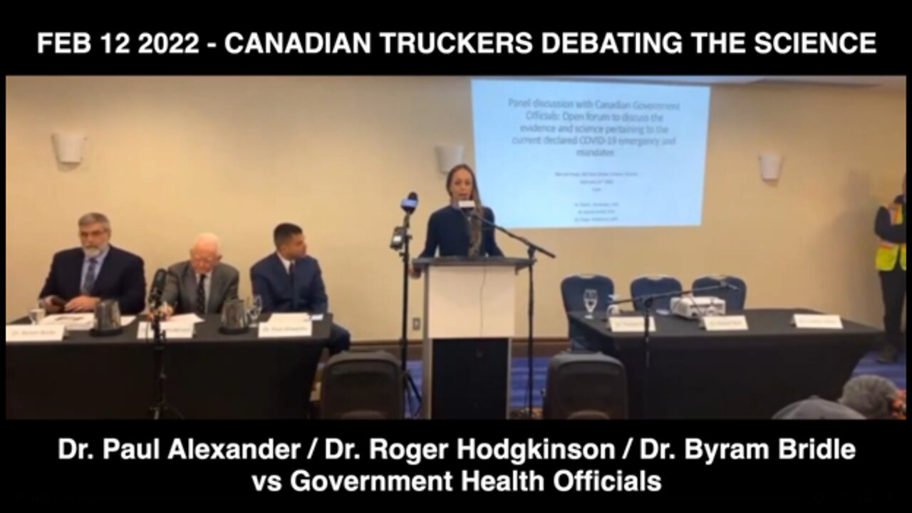 Science Debate Dr. Paul Alexander VS Dr. Theresa Tam And Health Officials Evidence They Are Lying