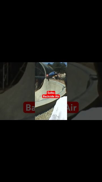 Salba Backside Air Upland Skatepark Bowl