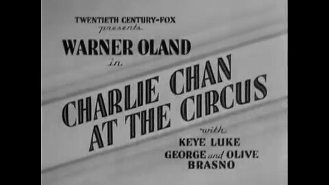 Charlie Chan at the Circus (1936) starring Warner Oland