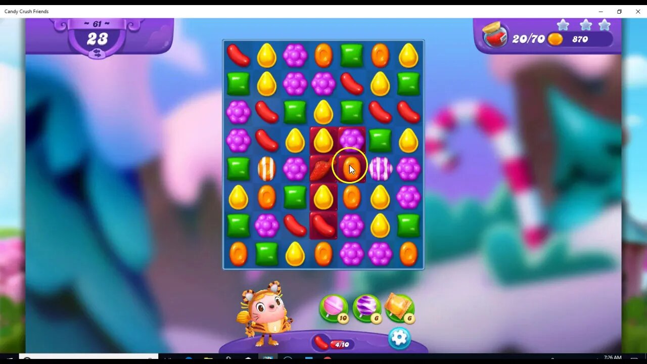 FRIENDS Level 61 Audio Talkthrough, Candy Crush Friends Saga, 25 Moves 0 Boosters