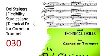 🎺🎺 Del Staigers [Flexibility Studies] and [Technical Drills] for Cornet or Trumpet 030