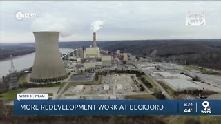 I-Team: Duke Energy is removing a 240-foot transmission tower from former Beckjord coal plant site