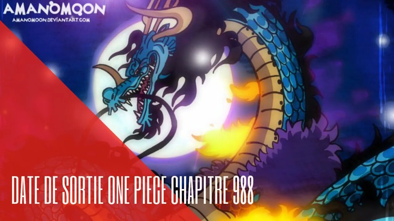 Date de Sortie One Piece chapitre 988