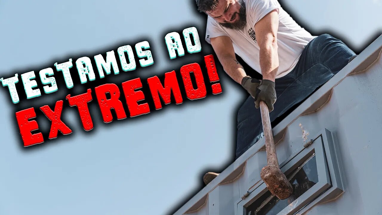 Terminamos as janelas... E TESTAMOS ELAS! - Base Container Ep.5