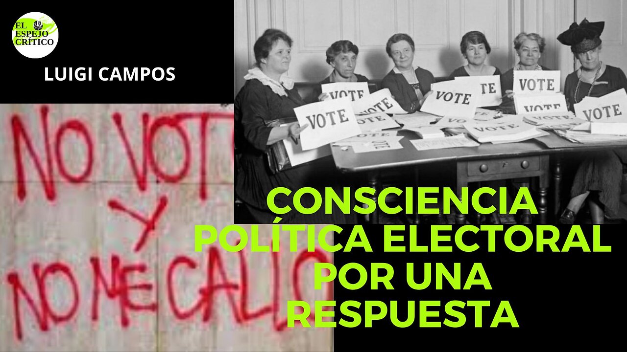 CONSCIENCIA POLÍTICA ELECTORAL POR UNA RESPUESTA