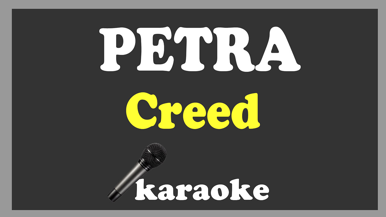 Petra - Creed (karaoke)