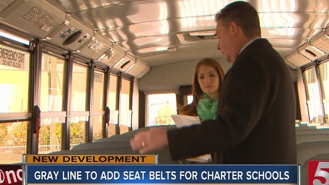 Gray Line To Add Seat Belts To School Buses