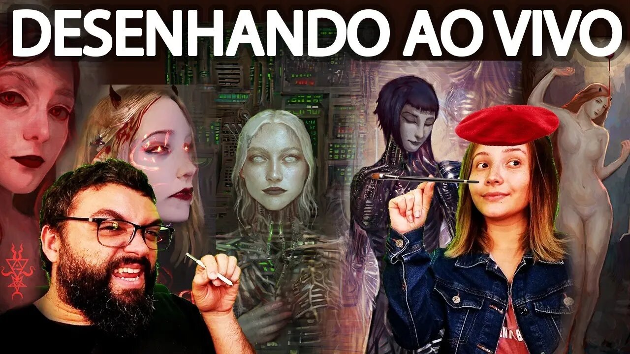 DESENHANDO ao Vivo e RESPONDENDO PIX