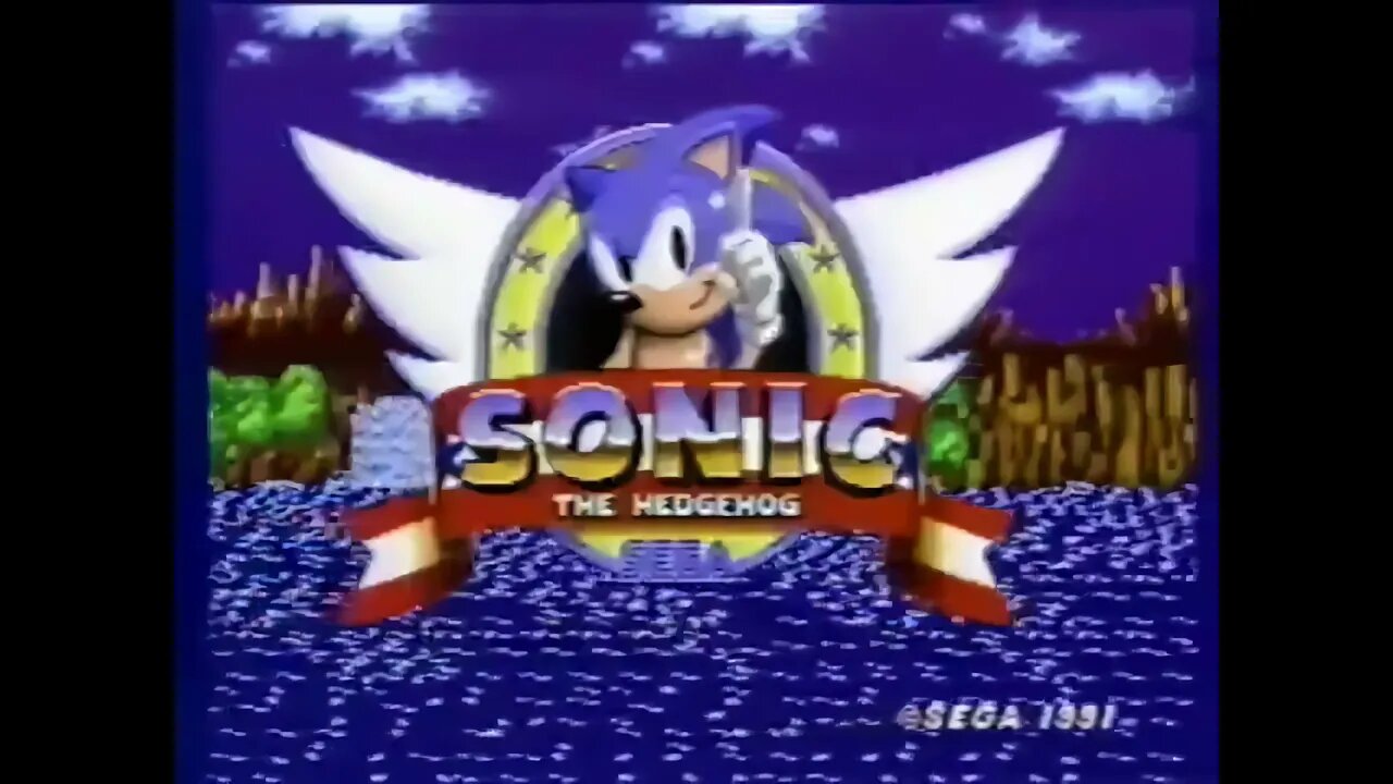 Sonic the Hedgehog 1 - Beta footage From Sega Shinsaku Soft Video Vol 07 Translated