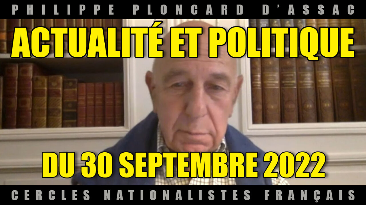 Actualité et politique du 30 septembre 2022