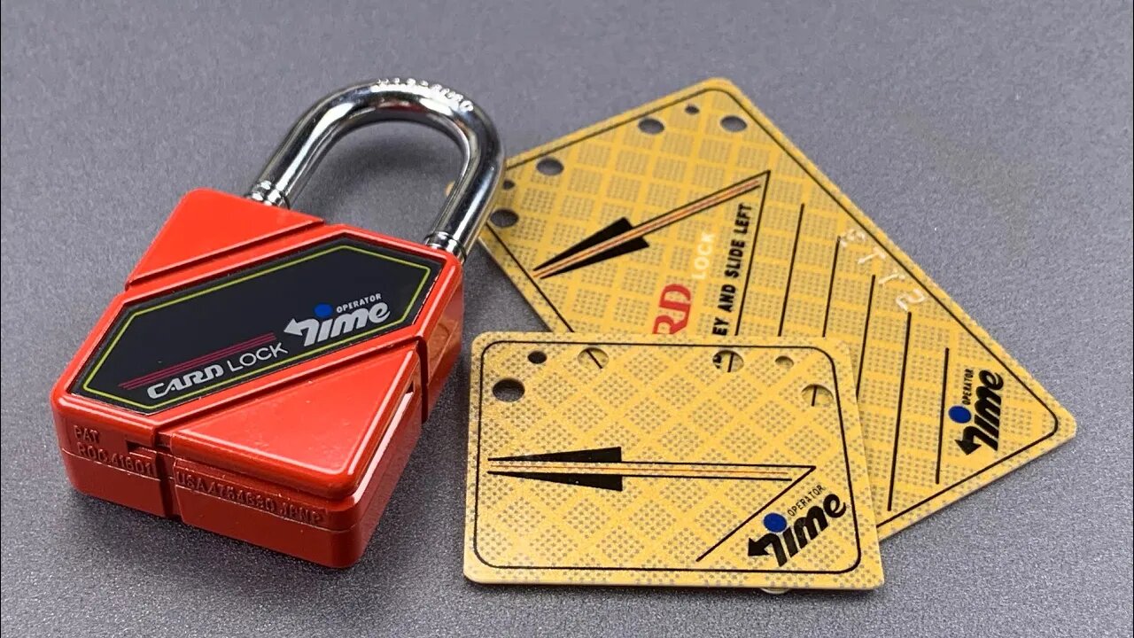 [992] Keycard-Operated Padlock Picked (Operator Time)
