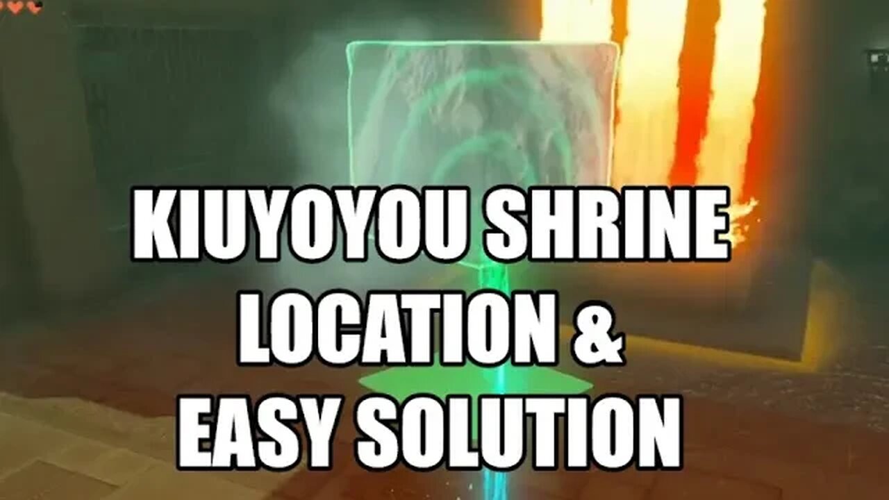 Kiuyoyou Shrine Location and Solution Zelda TOTK Tears Of The Kingdom