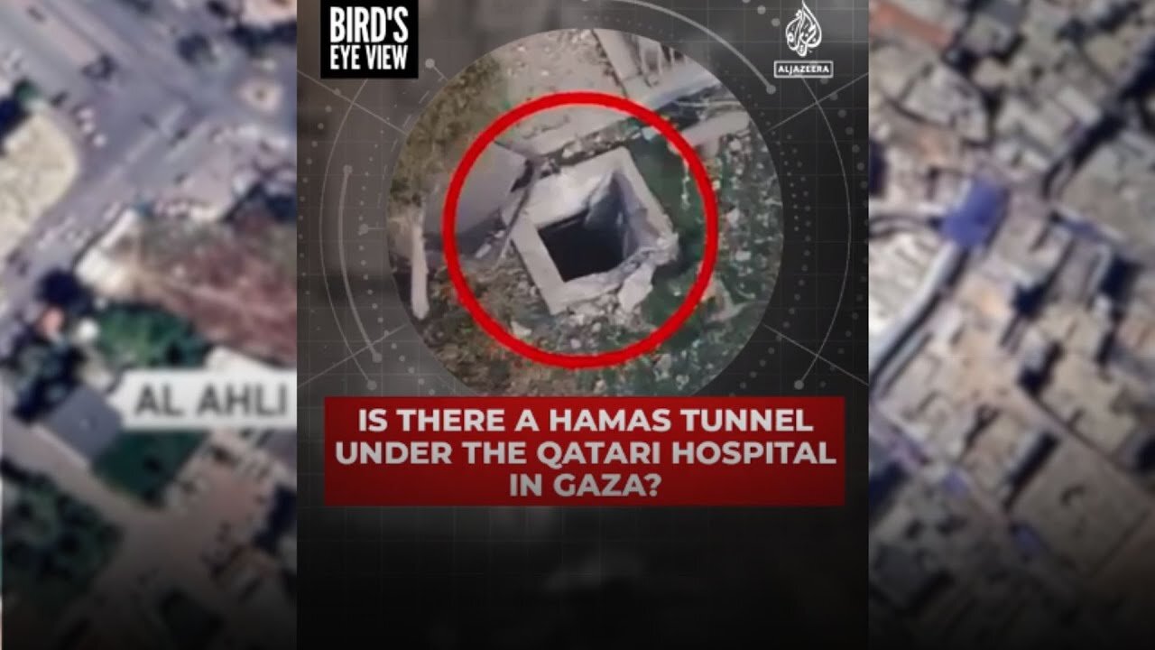 Is there a Hamas tunnel under the Qatari Hospital in Gaza? | Bird's Eye View