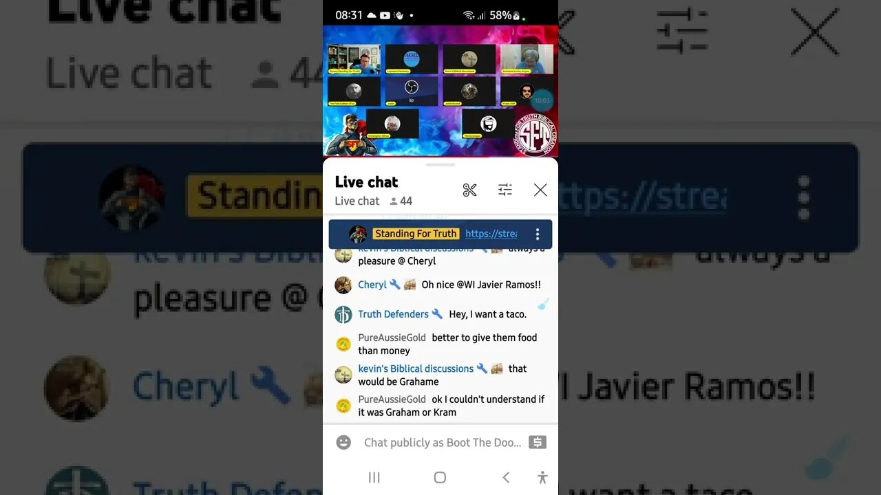 18 June 2022 @Standing For Truth with #Trash_Clowns in studio with a #Toxic #Catholic @Praise I AM