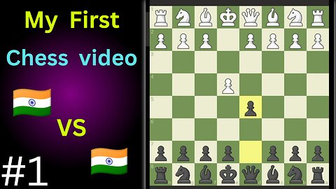 My first chess video | #classicchessindia | #rumble