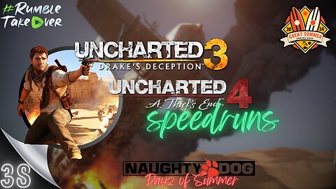 Summer Games [EP38]: Uncharted 3 Finish and Uncharted 4 [82-83/100] | Rumble Gaming