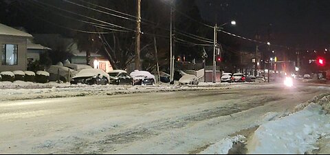 Portland, Oregon Snow Storm 2023 | Night 2 #live #winter #snow #storm