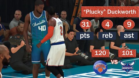 Patrick "Plucky" Duckworth #knicks #hornets #nba