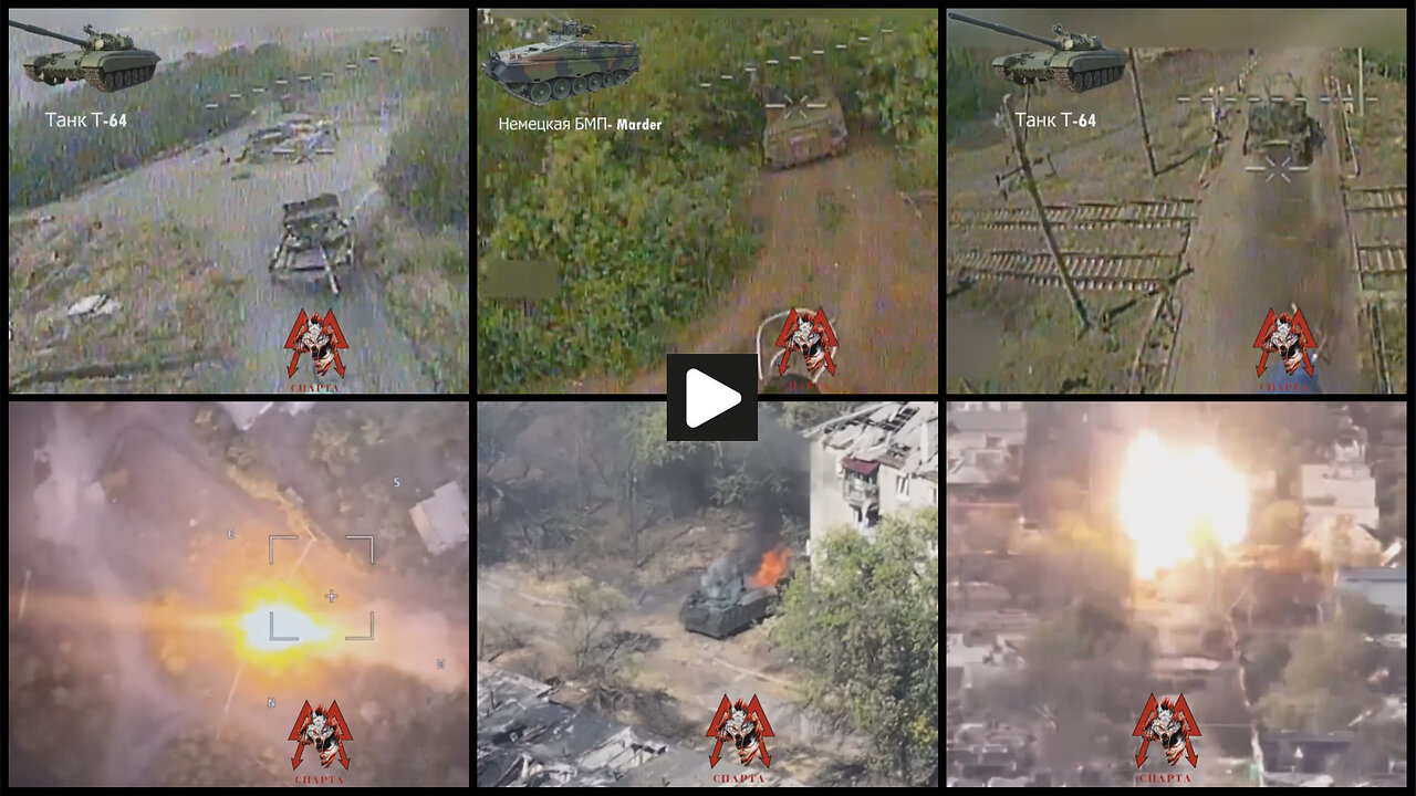 Eastern battlefield: Russian DPR Sparta FPV drones burn Ukrainian armor