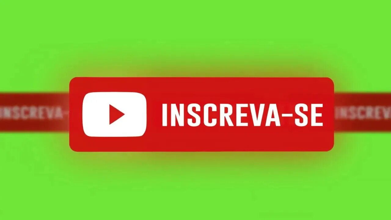 Chroma key botão inscreva-se green screen