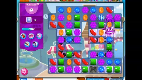 Candy Crush Level 2723 Talkthrough, 22 Moves 0 Boosters