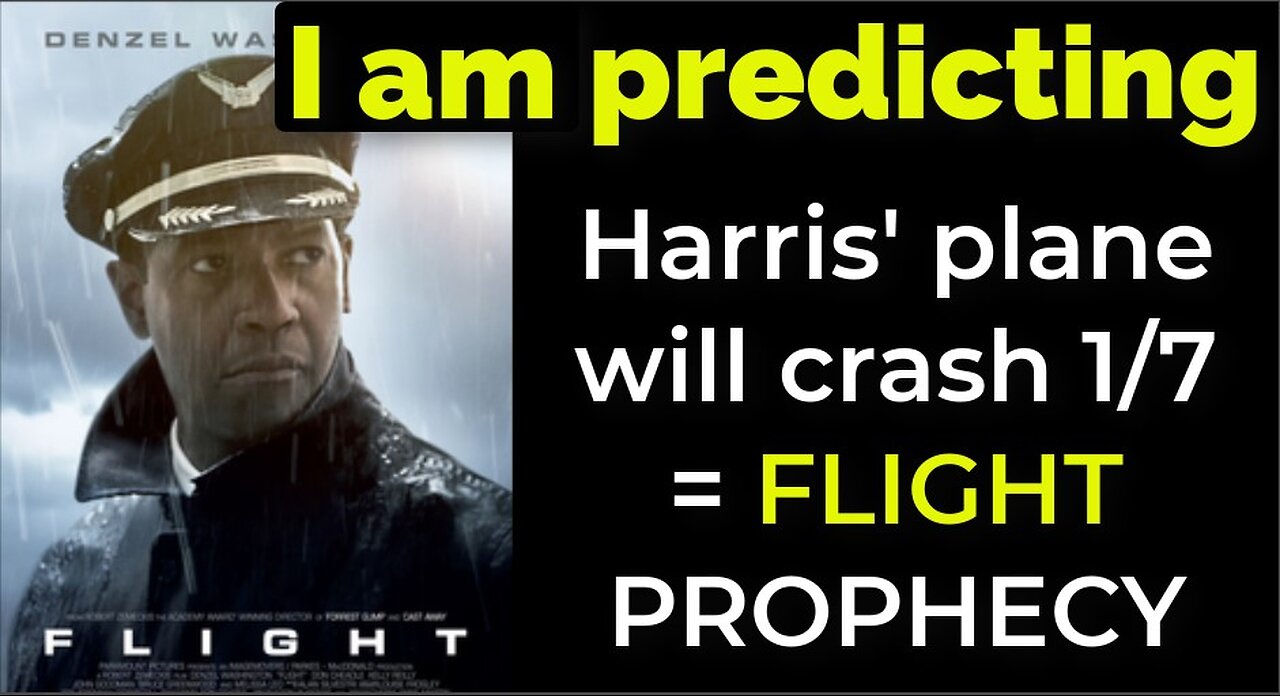 I am predicting: Harris' plane will crash on Jan 7 = FLIGHT MOVIE PROPHECY