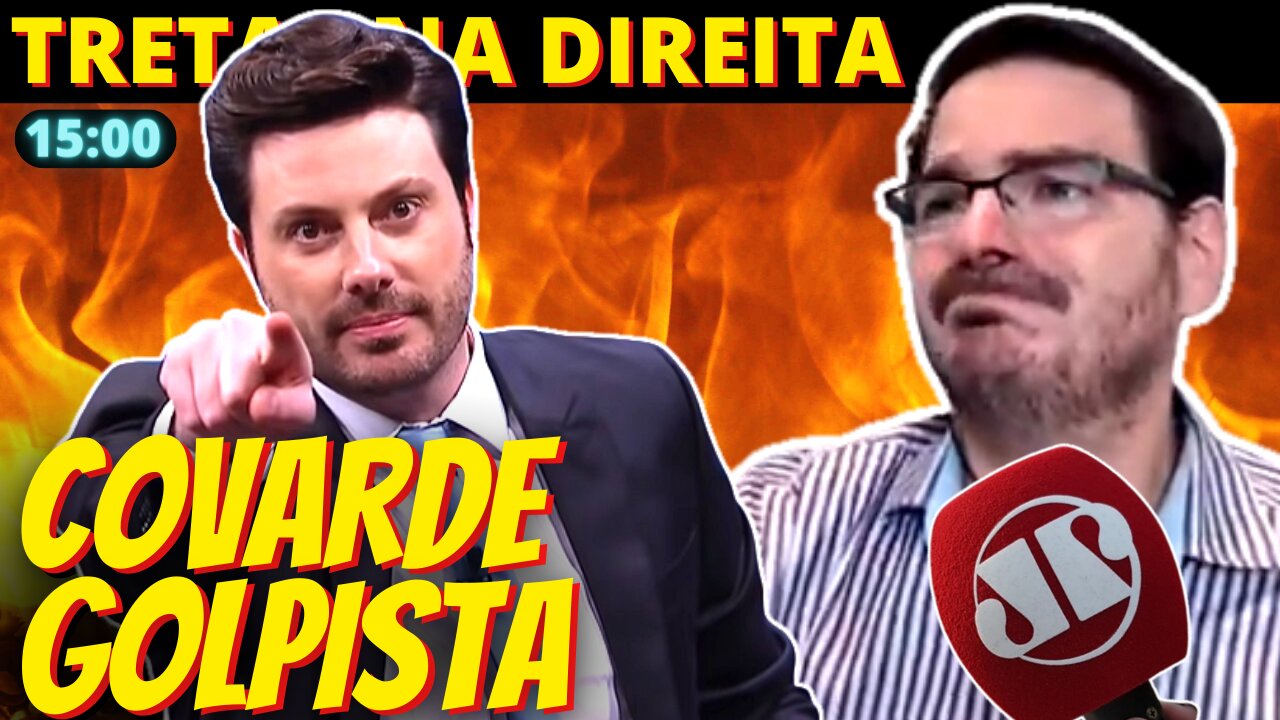 TRETA NA DIREITA: Danilo Gentili acusa Constantino de incitar atos terroristas: “Covarde”