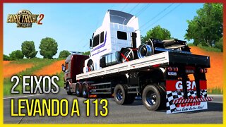 ▶️TRANSPORTE DA SCANIA 113 NO REBOQUE 2 EIXOS ARQUEADO EURO TRUCK SIMULATOR 2