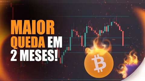 É o fim da recuperação do BTC? Forte queda abala CRIPTOMOEDAS!