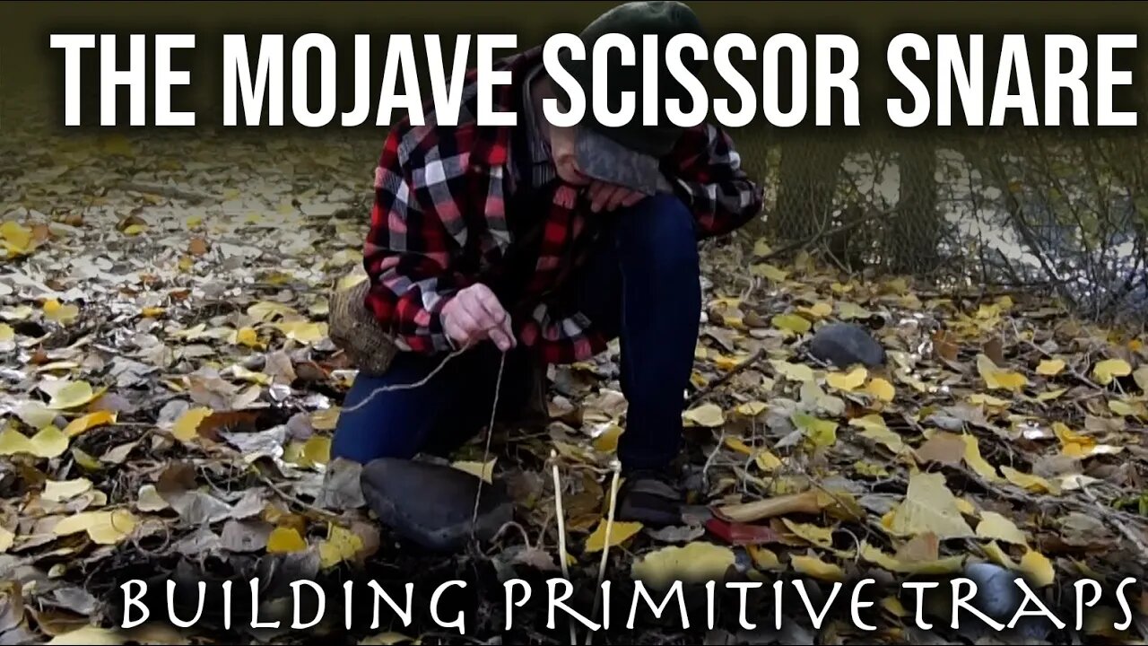 The Mojave Scissor Snare | Building Primitive Traps | TJack Survival