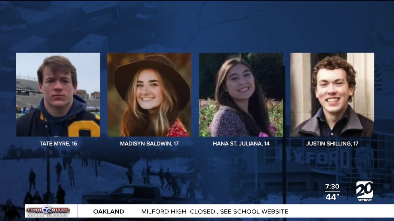 Oxford community mourns the loss of four killed during Oxford High School shooting