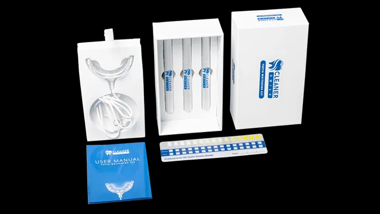 Cleaner Smile Teeth Whitening Kit Noticeably Whiter And Brighter Teeth