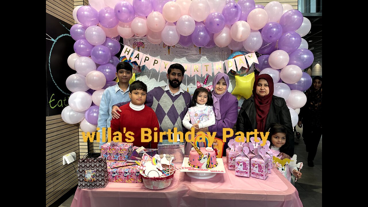 Willa's Birthday Party