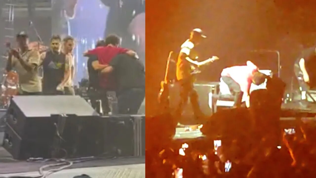 Rage Against The Machine's Singer Carried Off Stage After Finishing Set