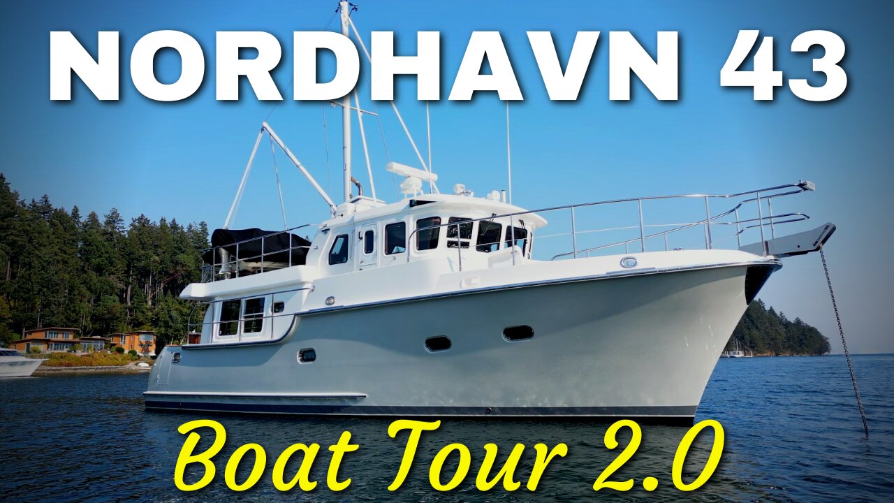 NORDHAVN 43 BOAT TOUR 2.0 | Welcome aboard our 400 sq. ft. liveaboard floating home! [MV FREEDOM]