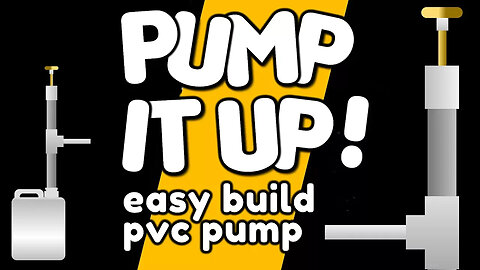 Make a simple PVC Pump with a PING PONG BALL - by VOGMAN