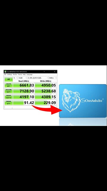 SSD Somnambulist - Velocidade após estar cheio #Shorts