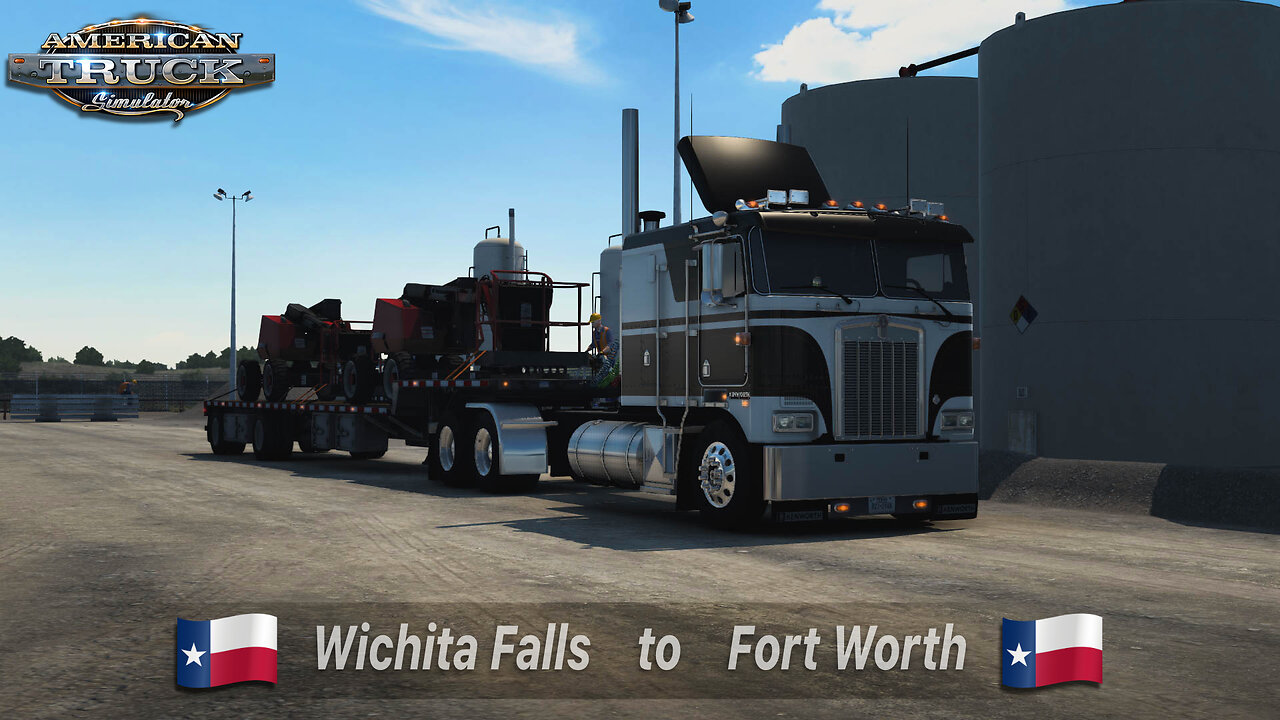 ATS | Kenworth K100E | Wichita Falls TX to Fort Worth TX | Boom Lift 35,000lb